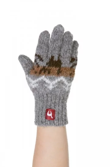 Alpaka Fingerhandschuhe NATURA (Kinder 7-9 Jahre) aus 100% Alpaka Superfine