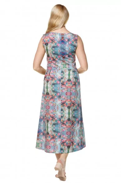 Ärmelloses Kleid ARABELLA aus 100% Bio Pima Baumwolle