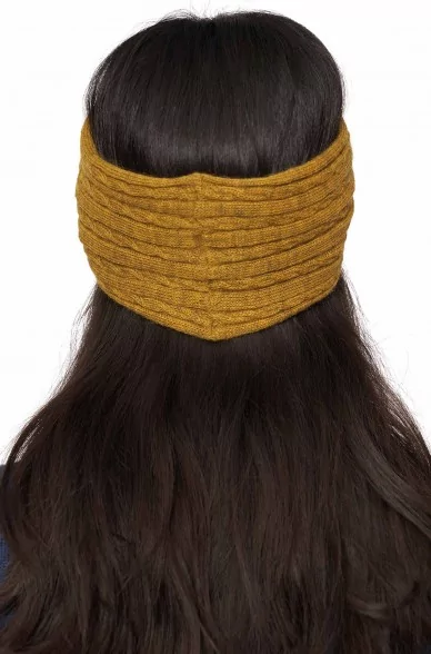 Alpaka Stirnband SUAVE Twist aus 100% Baby Alpaka