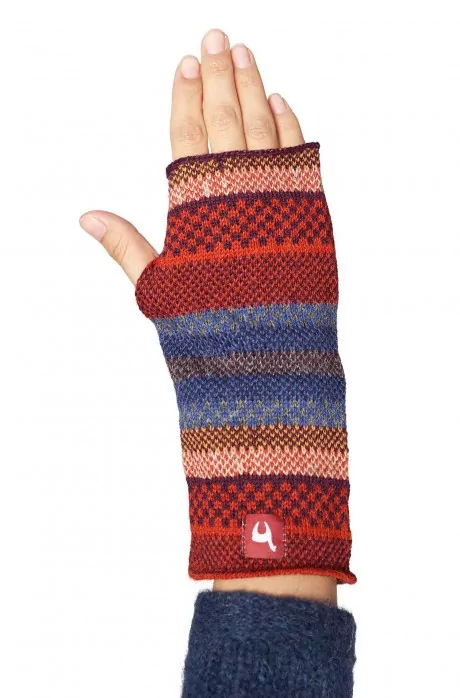 Alpaka Fingerlose Handschuhe KYARA aus 100% Baby Alpaka
