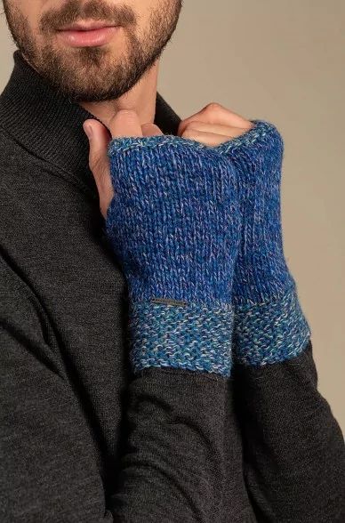 Pulswärmer Handschuhe UNDO aus Baby Alpaka