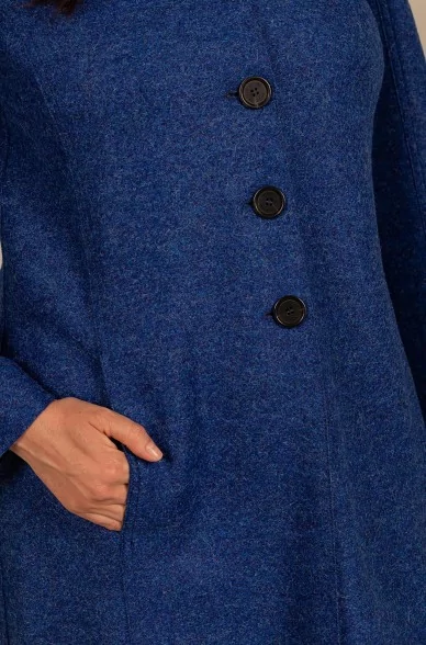 Mantel IBIS mit Stehkragen aus Baby Alpaka-Wolle