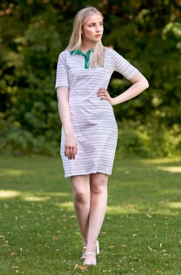 Polo Kleid LINEAS aus 100 Pima Bio Baumwolle 2