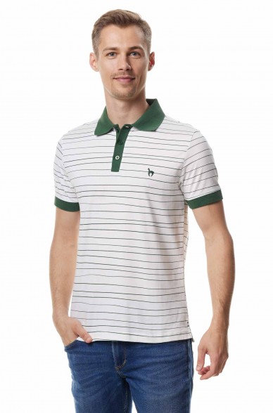 Polo Shirt LINEAS aus 100% Bio-Pima-Baumwolle