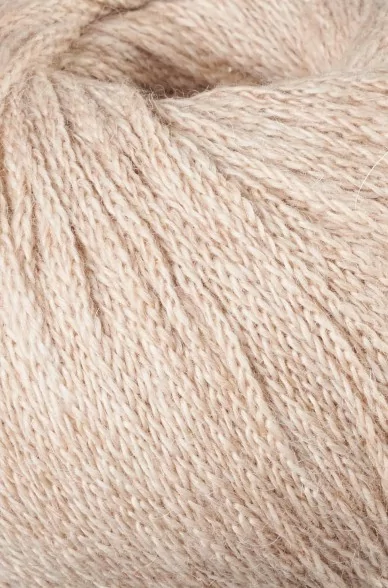 Alpaka Wolle KETTENGARN | 50g | 55% Baby Alpaka (ungefärbt)