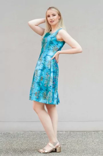 Sommerkleid MATILDE  aus 100% Pima-Bio-Baumwolle 2