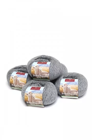 Alpaka Wolle BULKY | 50g | 5er Pack | 100% Baby Alpaka_31364