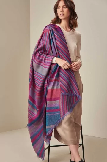 Alpaca shawl UNS made of baby alpaca und silk
