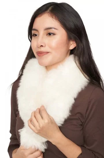 Alpaca fur scarf 100% alpaca fur