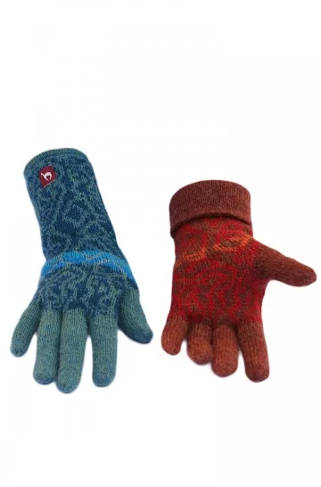 Alpaca finger gloves CHIMU from 100% baby alpaca