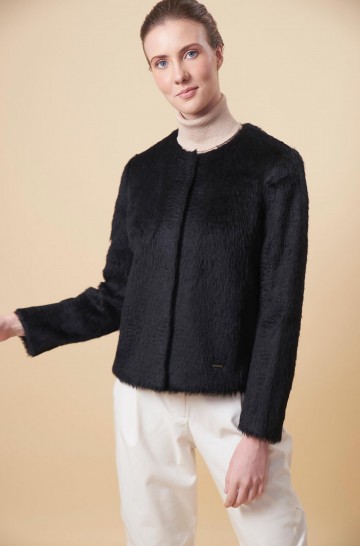 Jacket UNMINUTO made of alpaca and wool