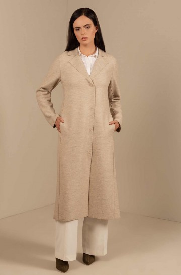 Coat UNIQUE made of alpaca and wool
