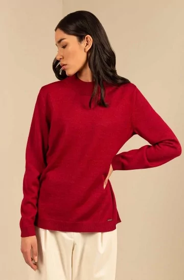 Alpaca basic turtleneck sweater ANAHI KUNA Essentials