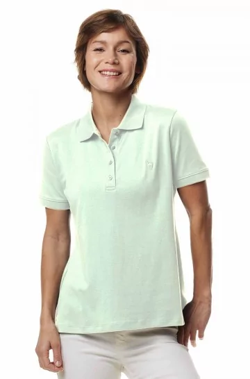 Polo shirt BASIC LADIES made from 100% organic Pima cotton
