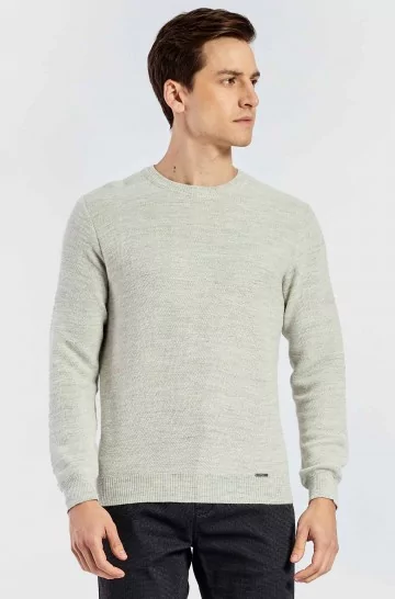 Alpaca sweater VAREC in alpaca-silk mix