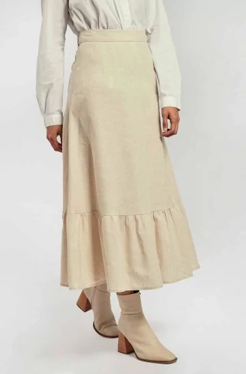 Skirt VIENTO in cotton & linen