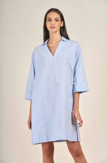 Dress VIETNAM in cotton & linen