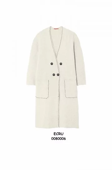 Alpaca coat WARMI made of alpaca & wool
