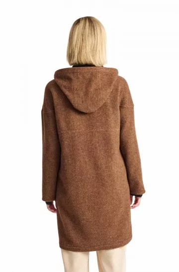 Alpaca coat WANG made of alpaca & wool