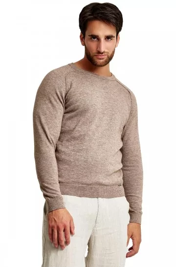 Alpaca sweater UBLOT made of baby alpaca eco & organic cotton