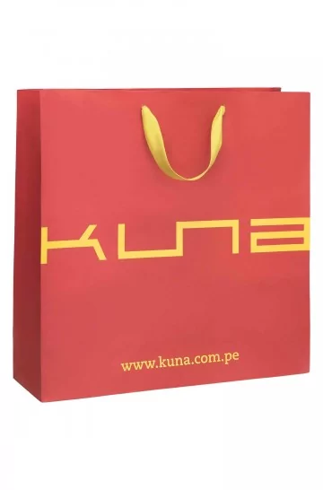 Kuna paper bag small printed with logo 28 * 28 * 0.05 cm