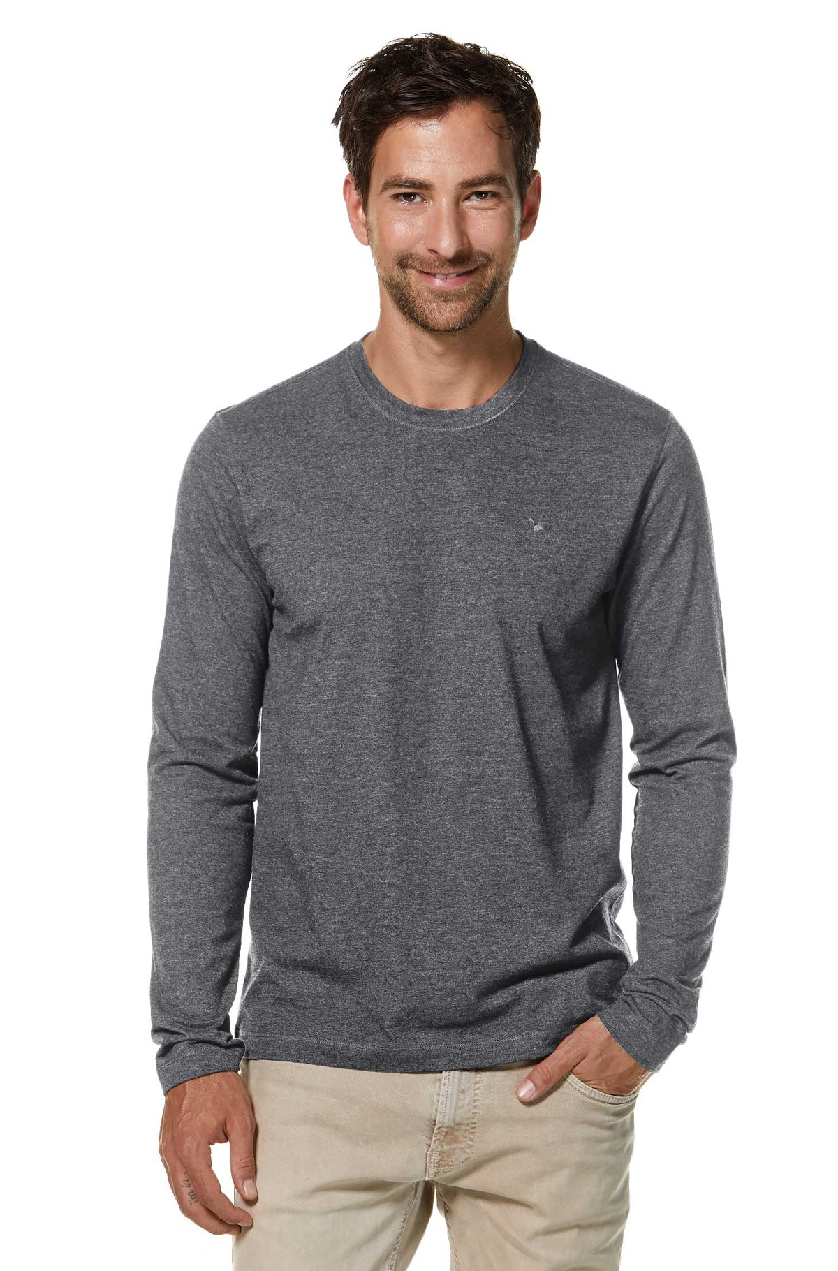 Alpaka Shirt MATEO-graphitgrau