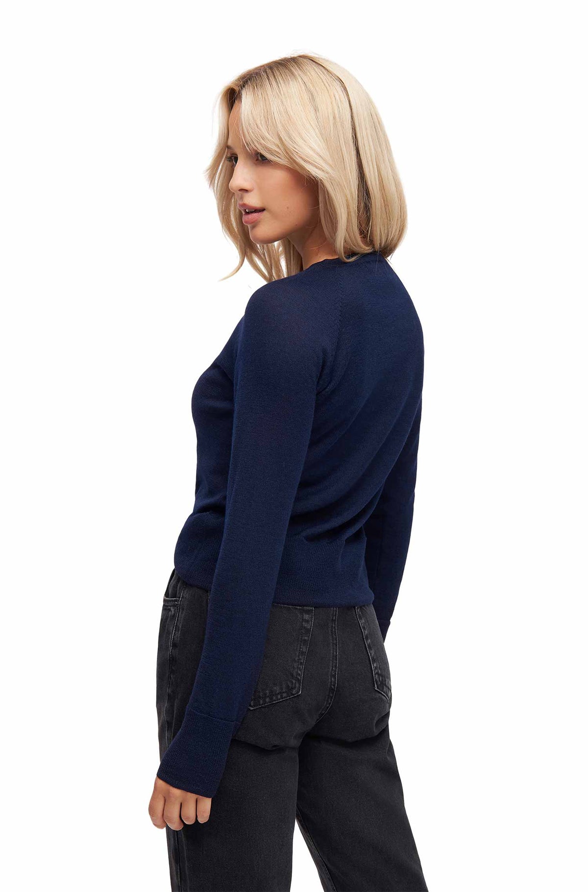 Alpaka Pullover ADORA-dark navy