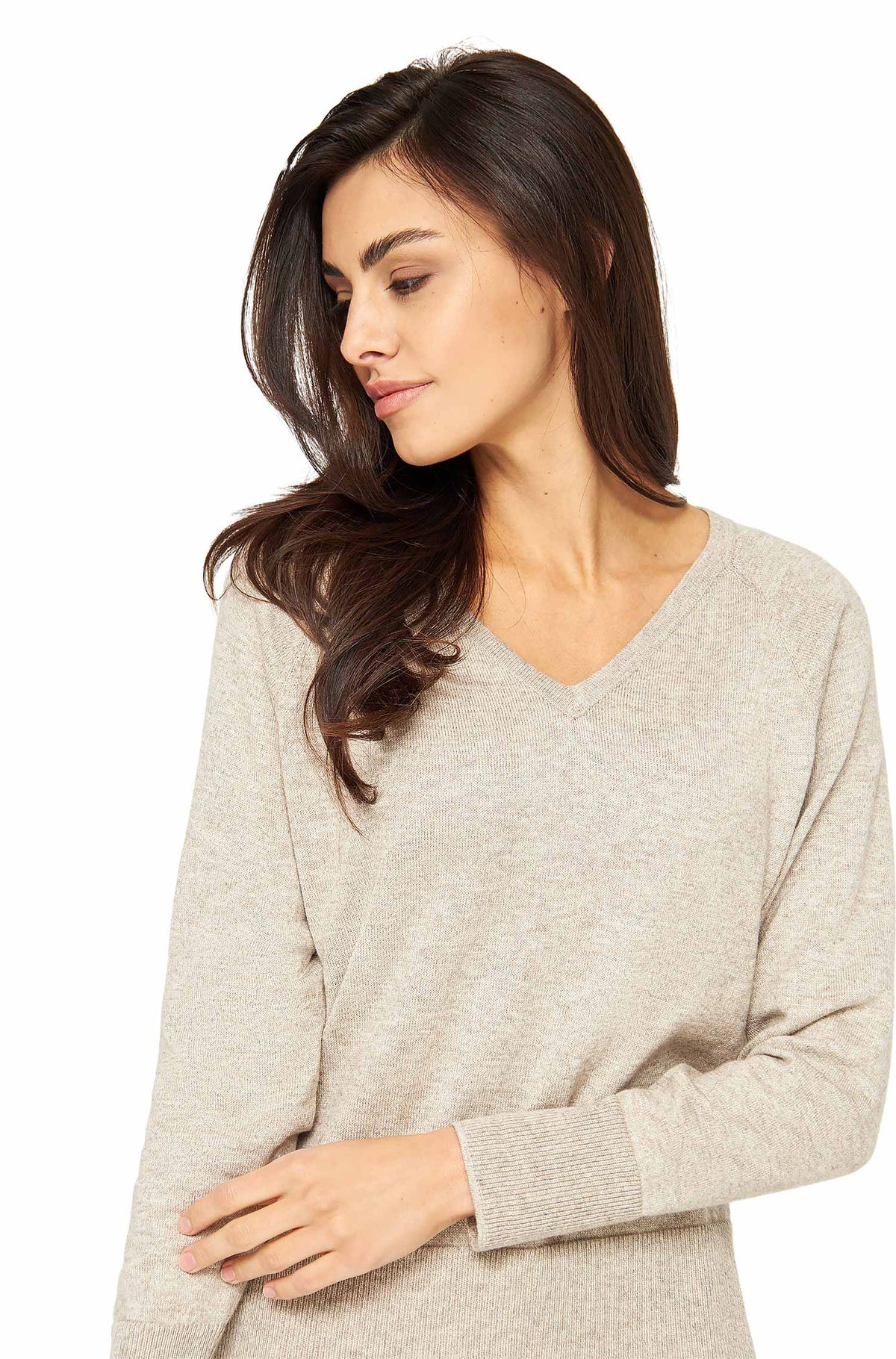 Alpaka Pullover AURELIA-beige