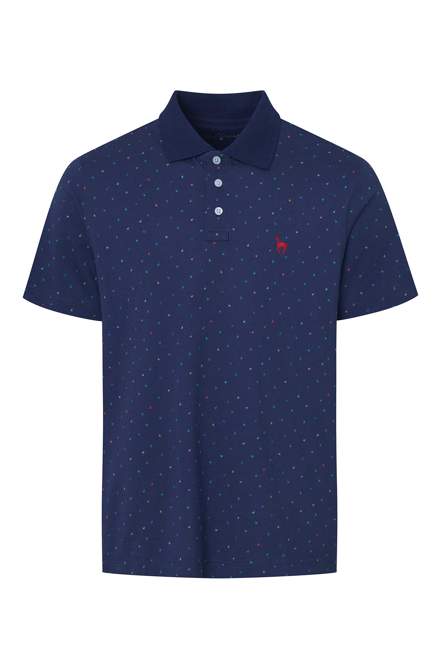 Herren Polo-Shirt ALPAQUITAS aus Bio-Pima-Baumwolle-navy