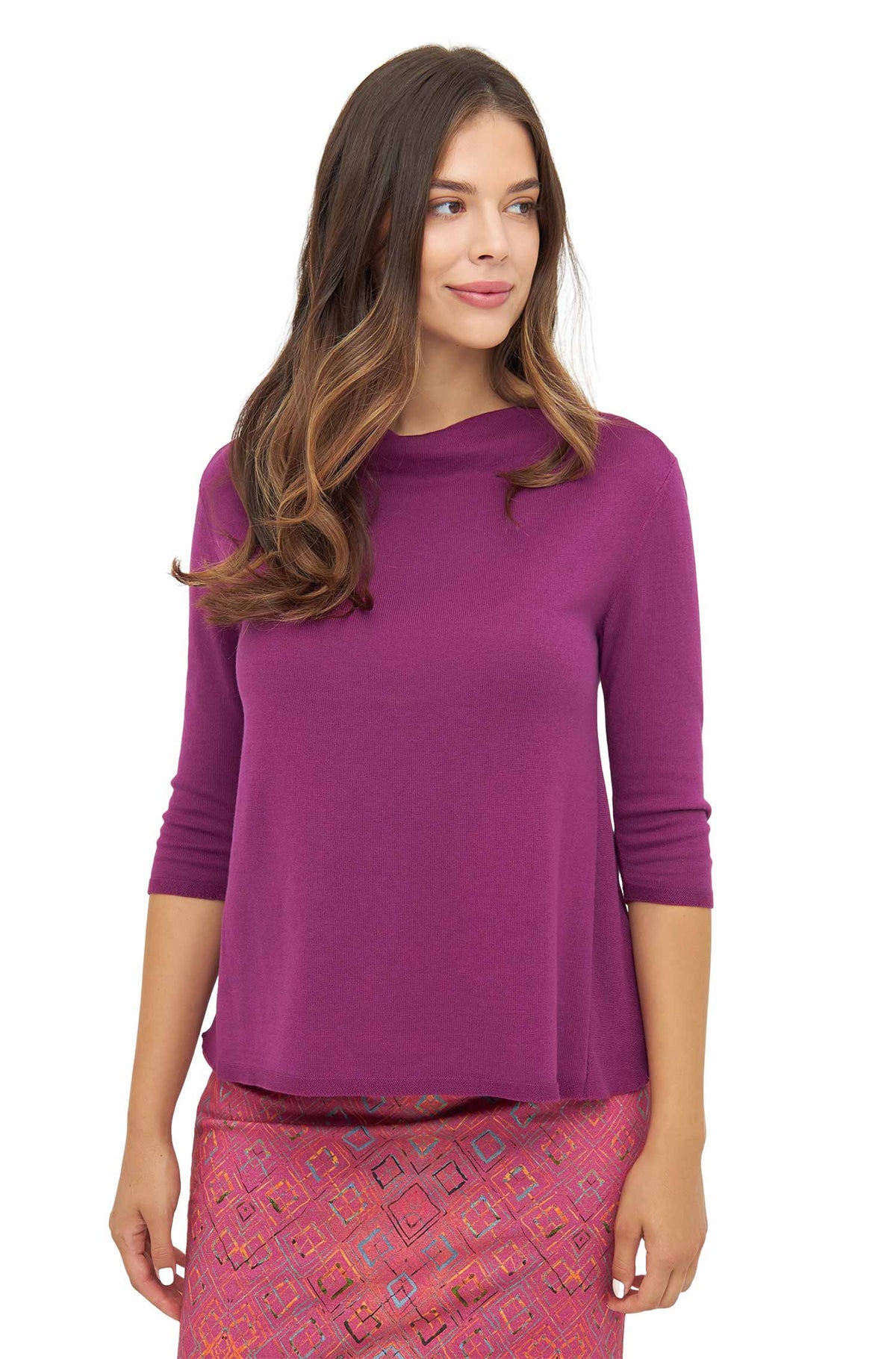 Pullover VEGA-violett berry