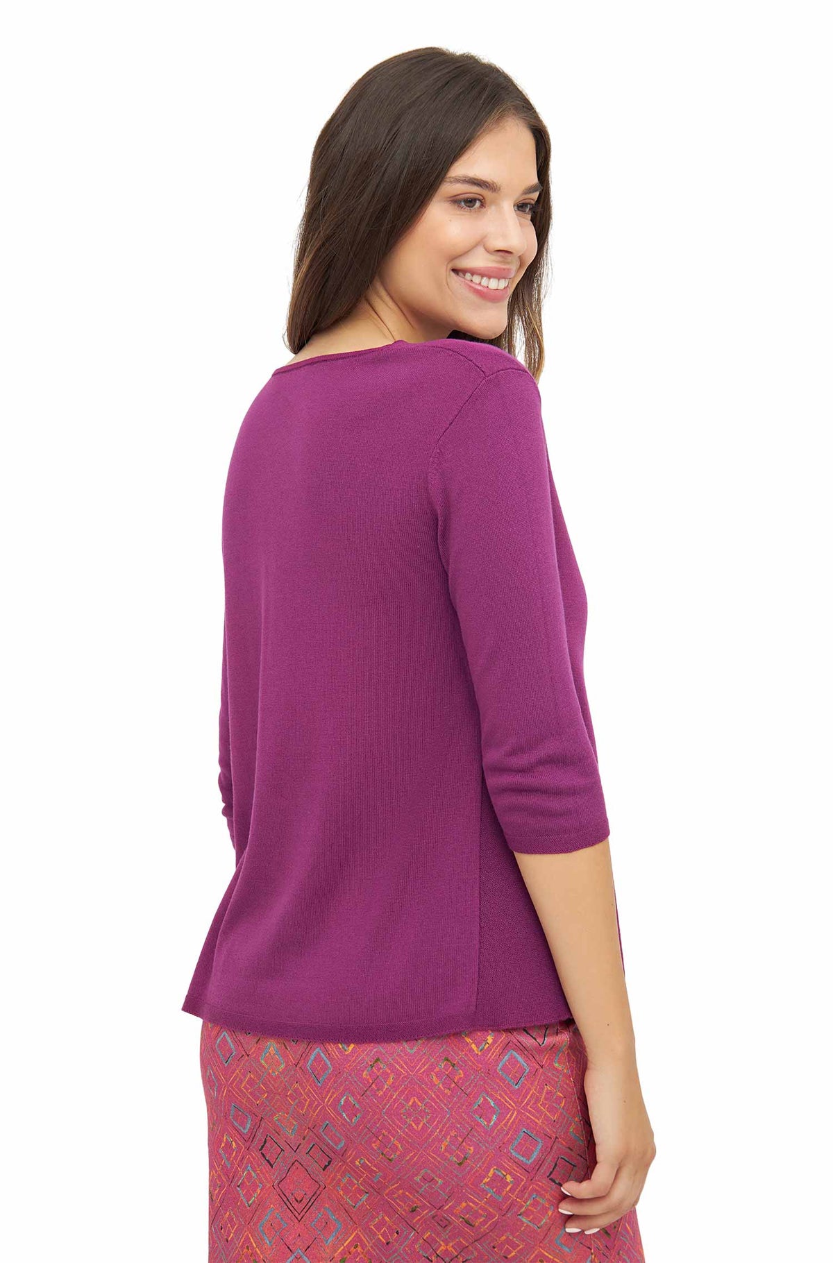 Pullover VEGA-violett berry