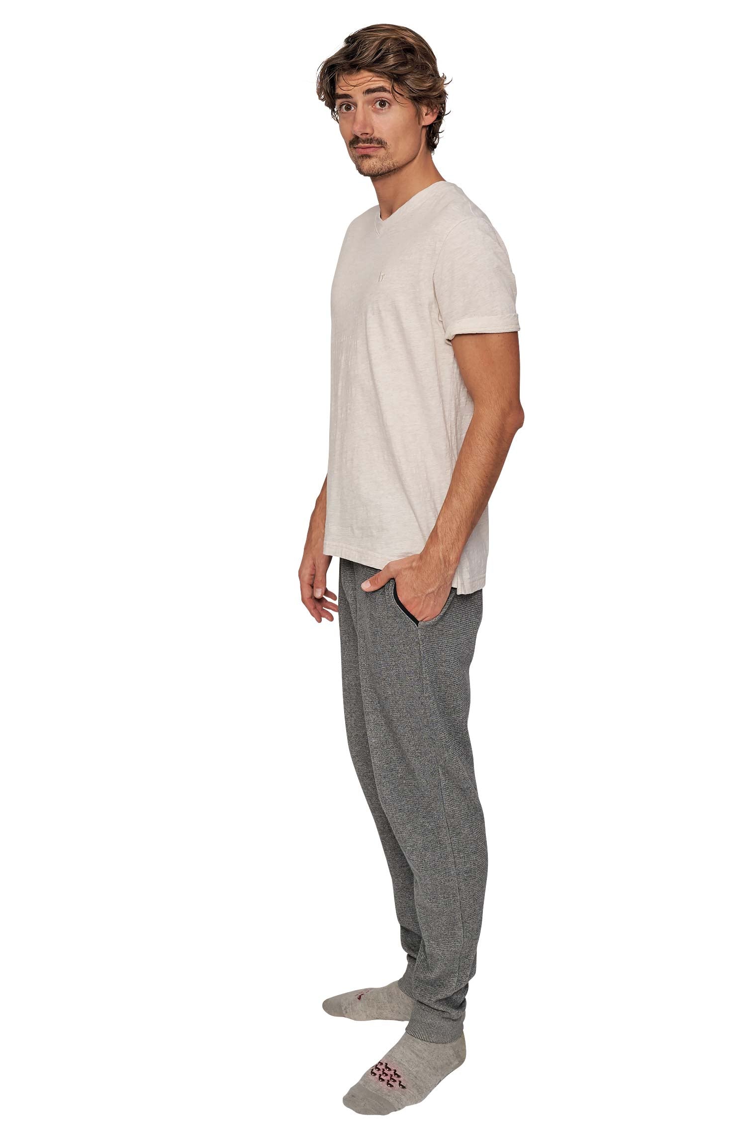 Alpaka Jogginghose aus 10% Royal Alpaka & 90% Pima Bio Baumwolle-anthrazit