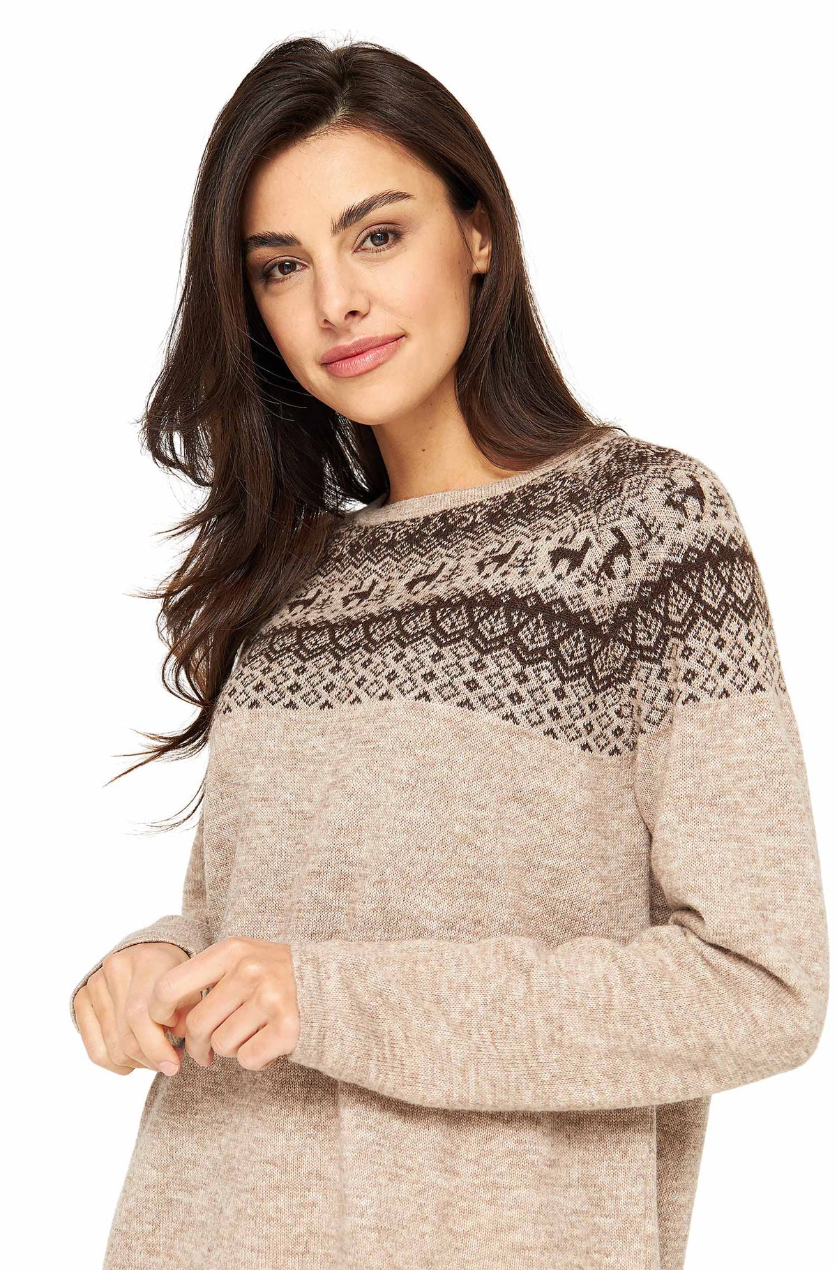 Alpaka Pullover ANDEN-sand