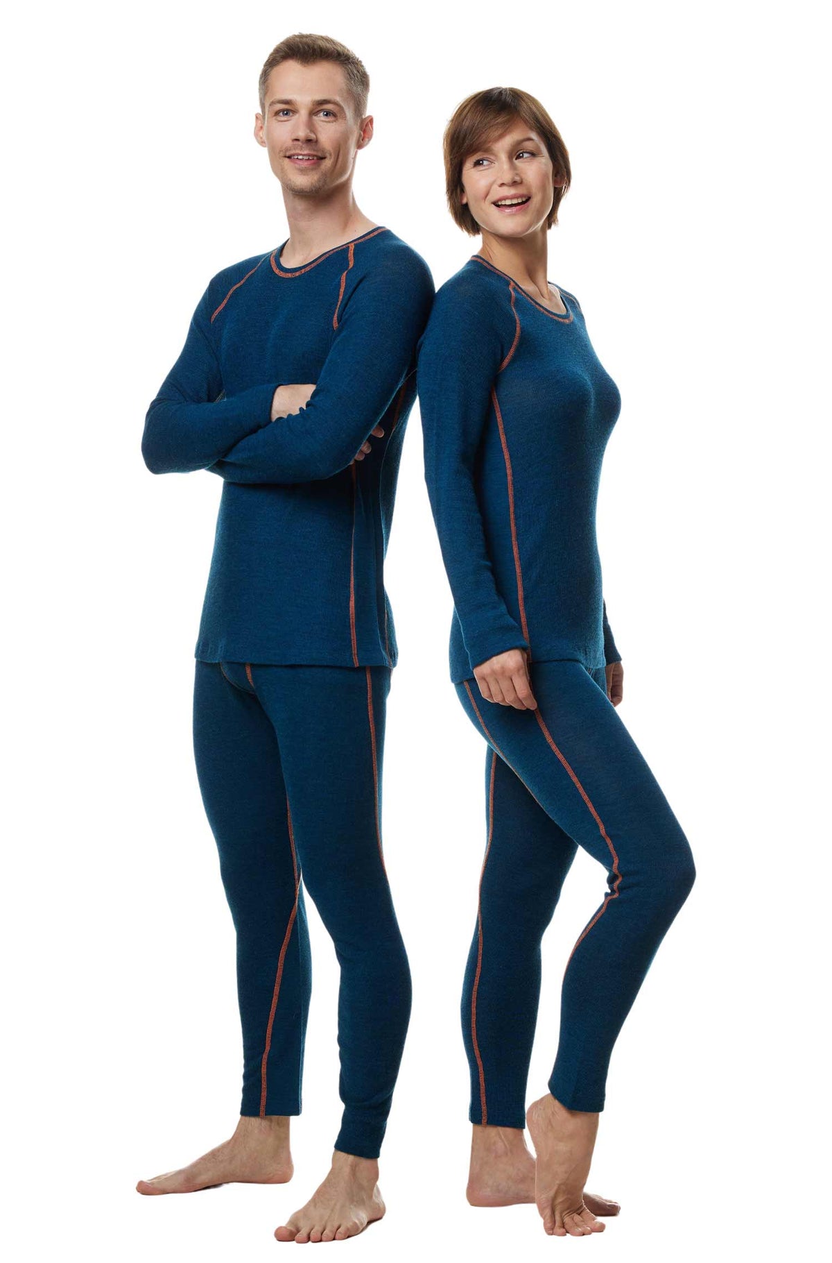 Alpaka Leggings THERMO-petrol