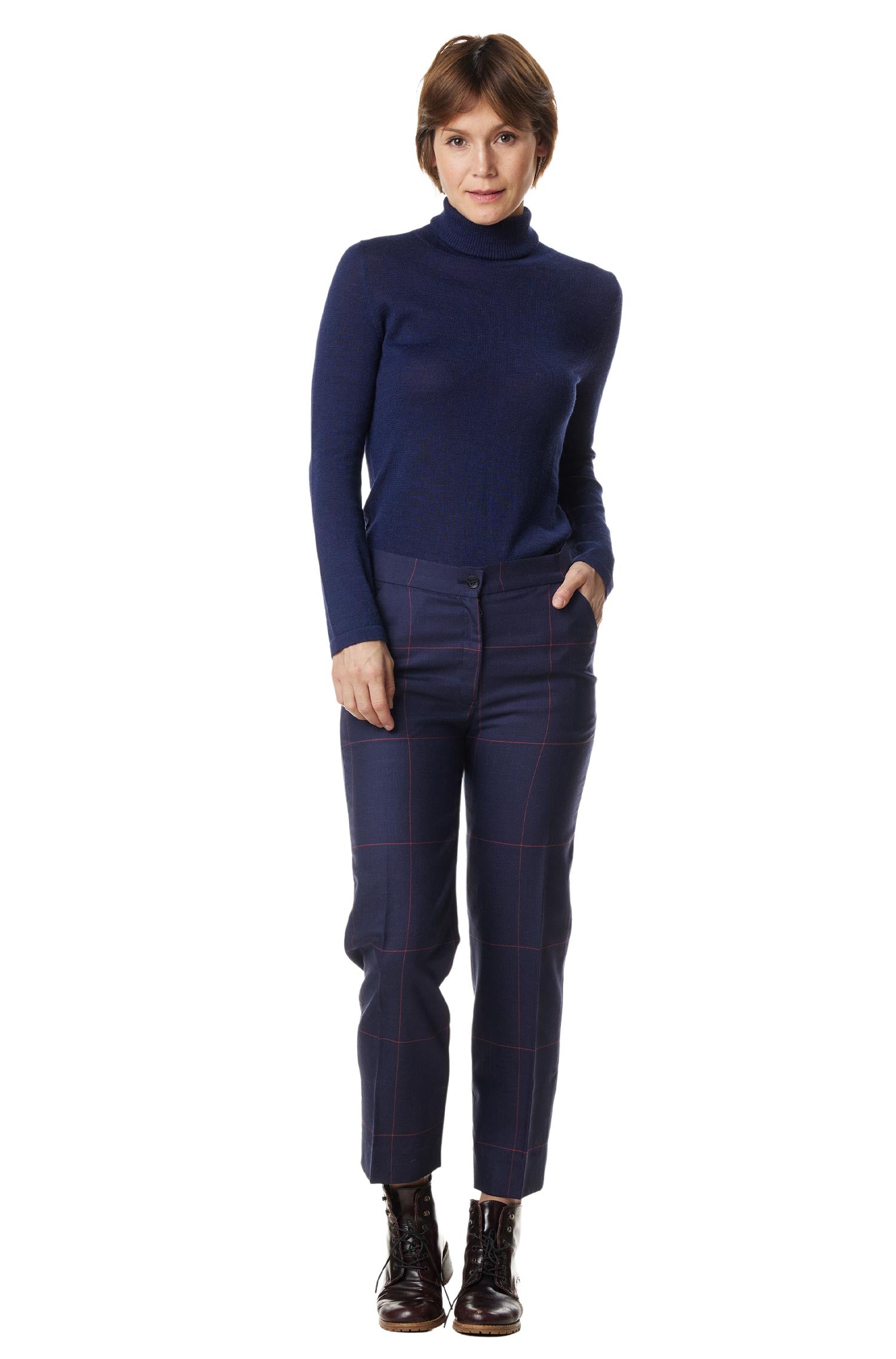 Hose PERDON aus 50% Baby Alpaka-midnight blue