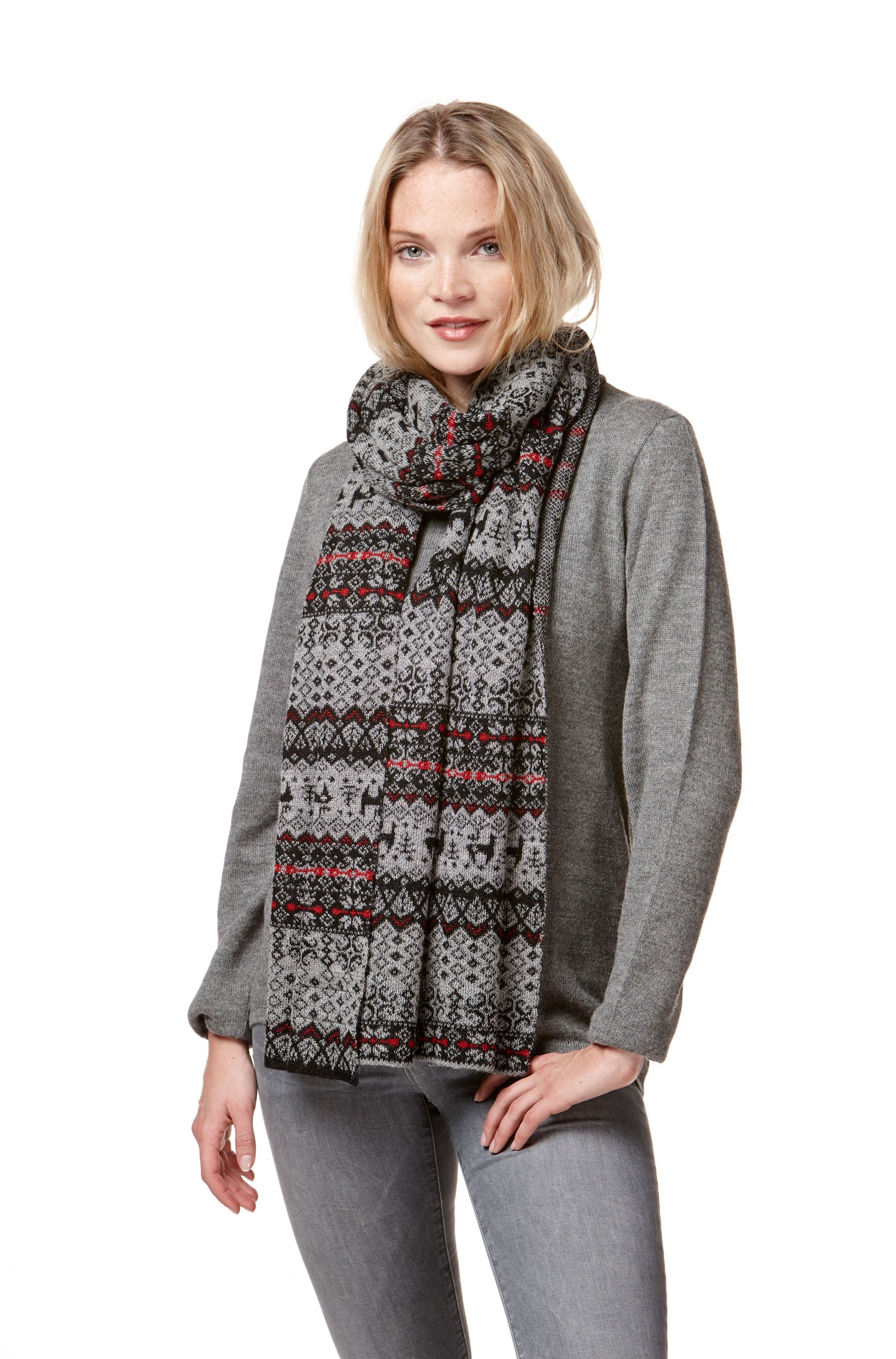 Alpaka Schal ANDEN VIENTOS aus 100% Baby Alpaka-anden vientos