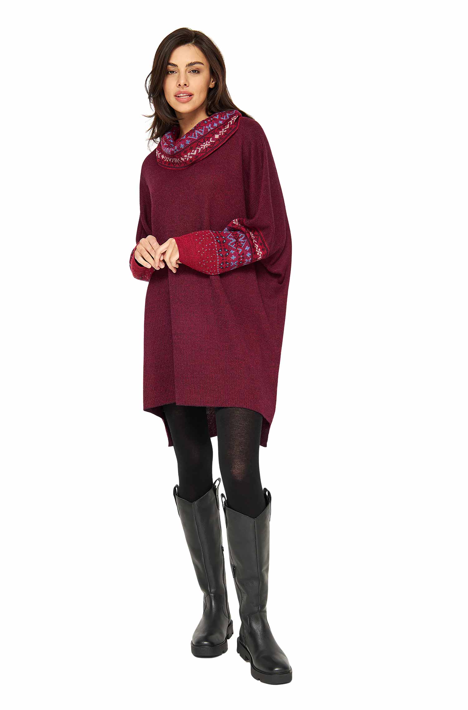 Alpaka Rollkragen-Pullover PUKA aus 100% Baby Alpaka-puka