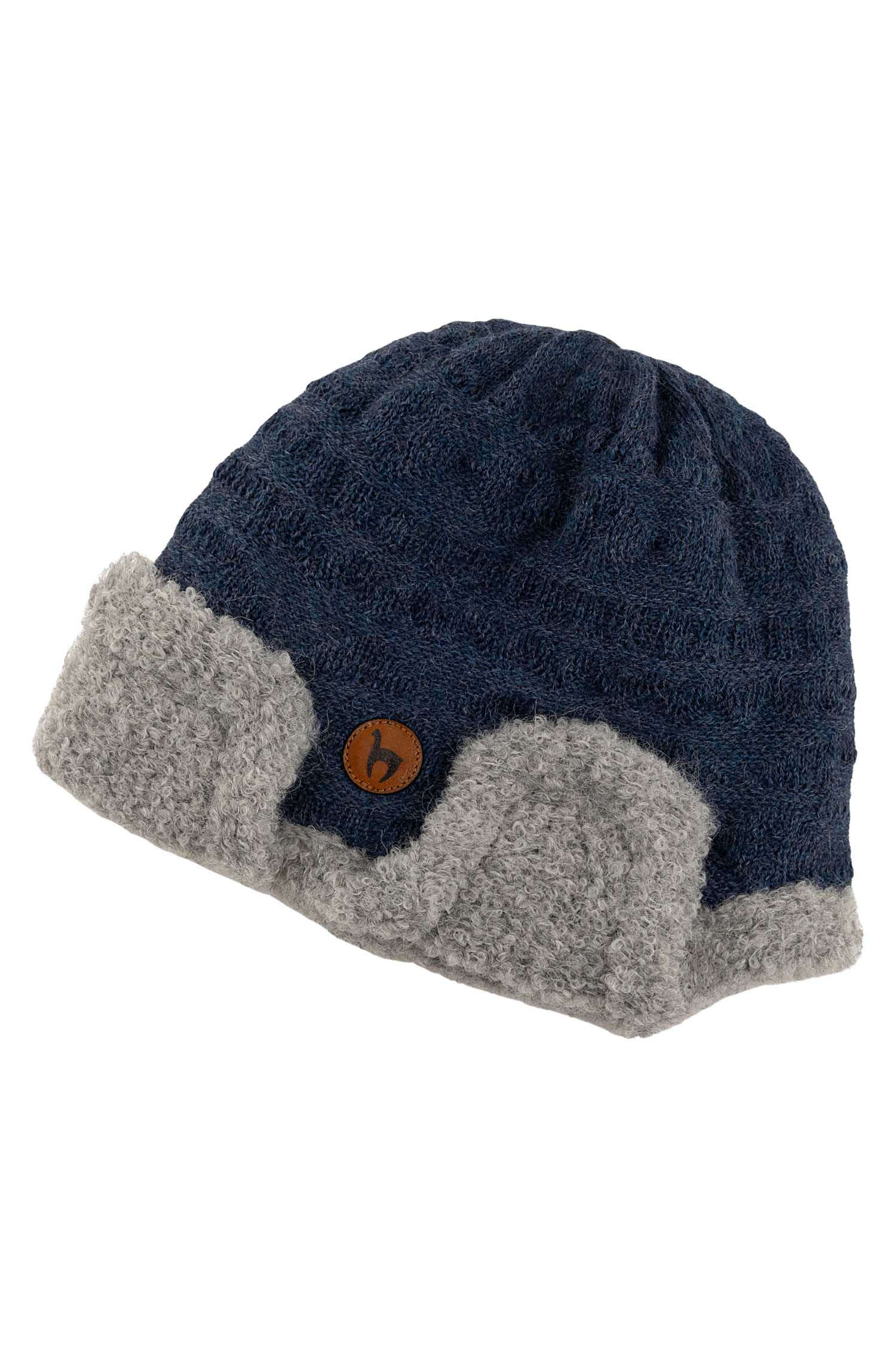 Mütze MACHA mit Ohrenklappen-blau