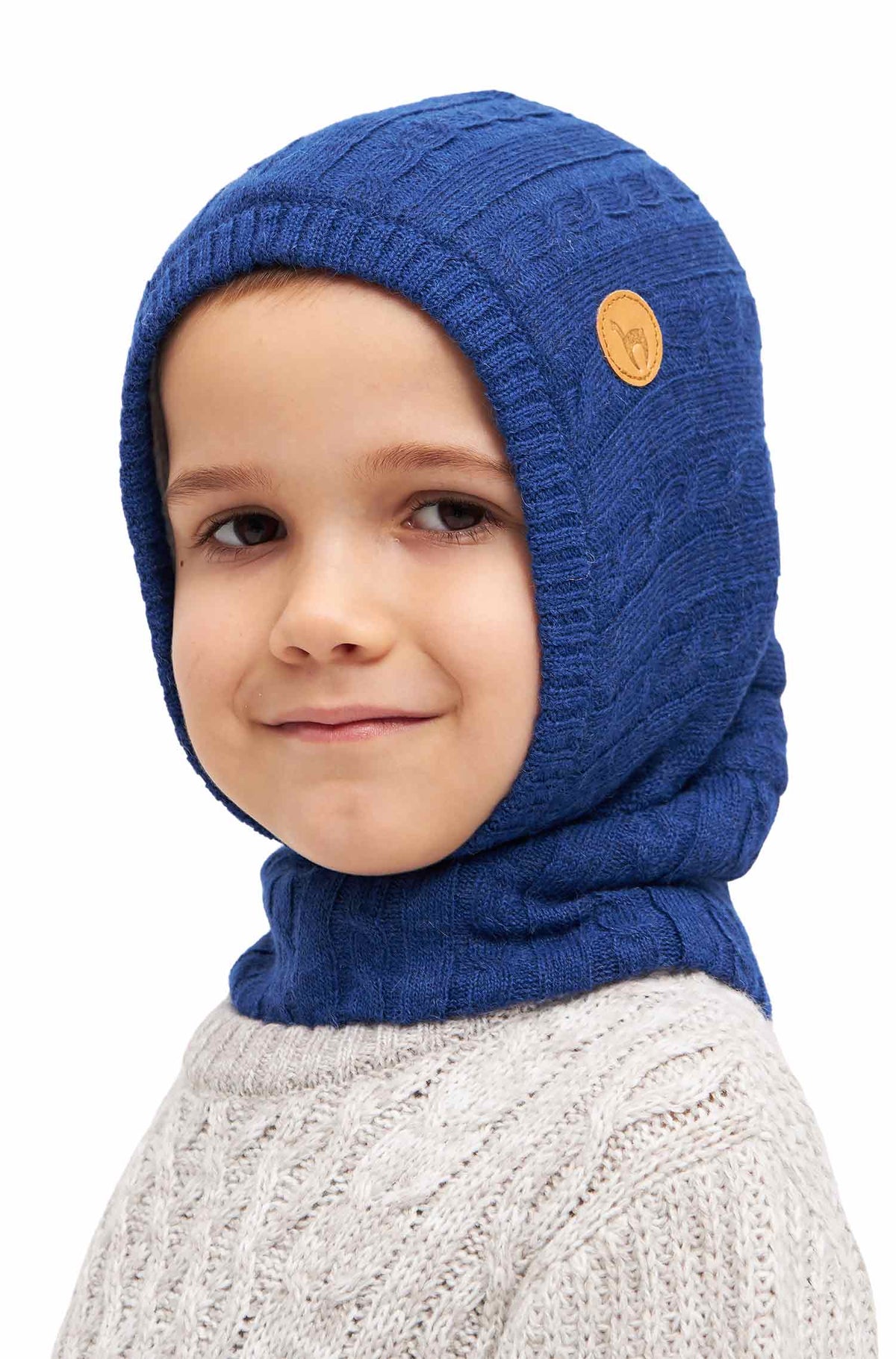 Kinder Schlupfmütze LANI-blau
