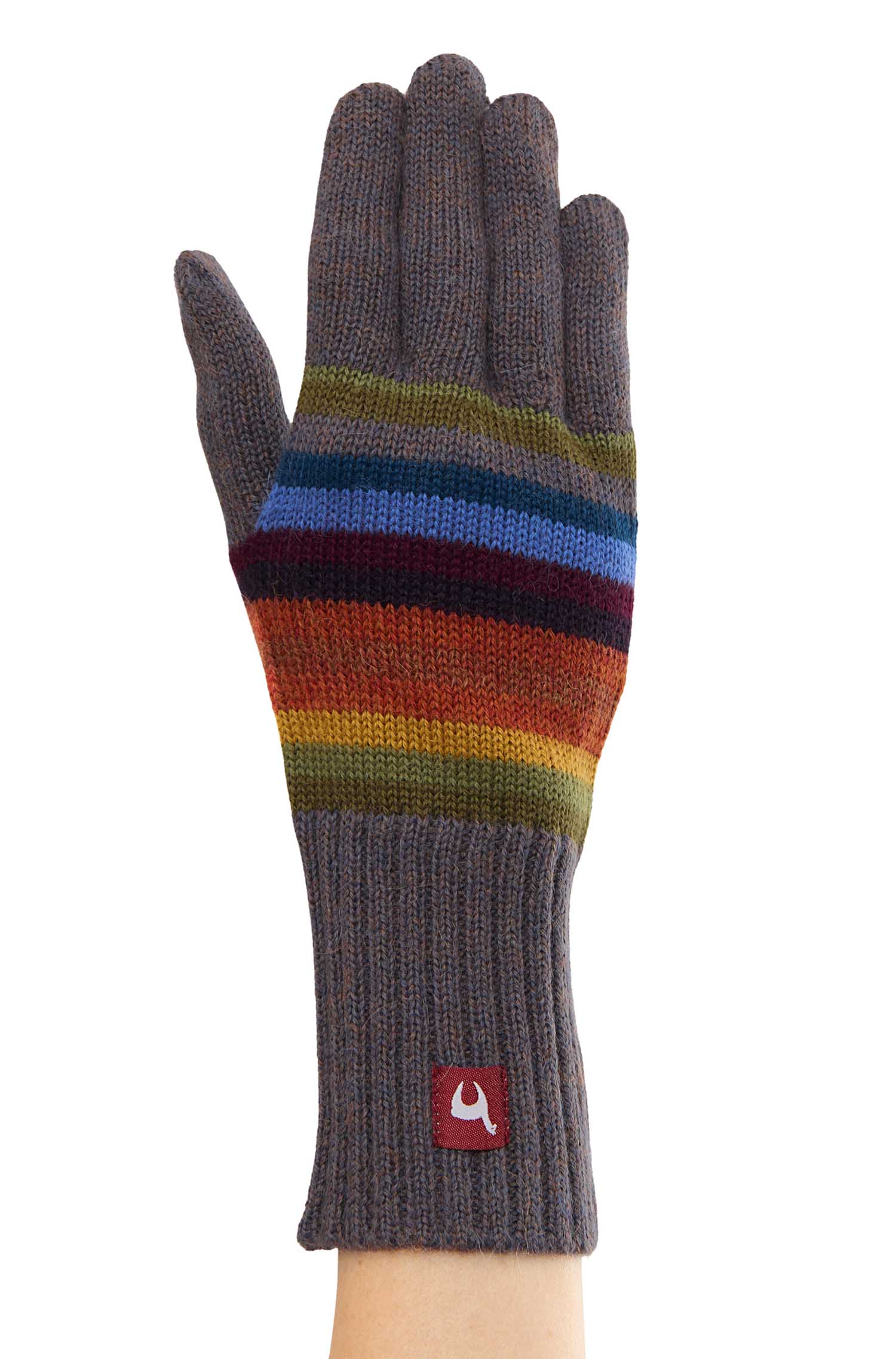 Alpaka Fingerhandschuhe ARCO IRIS aus 100% Baby Alpaka-arco iris