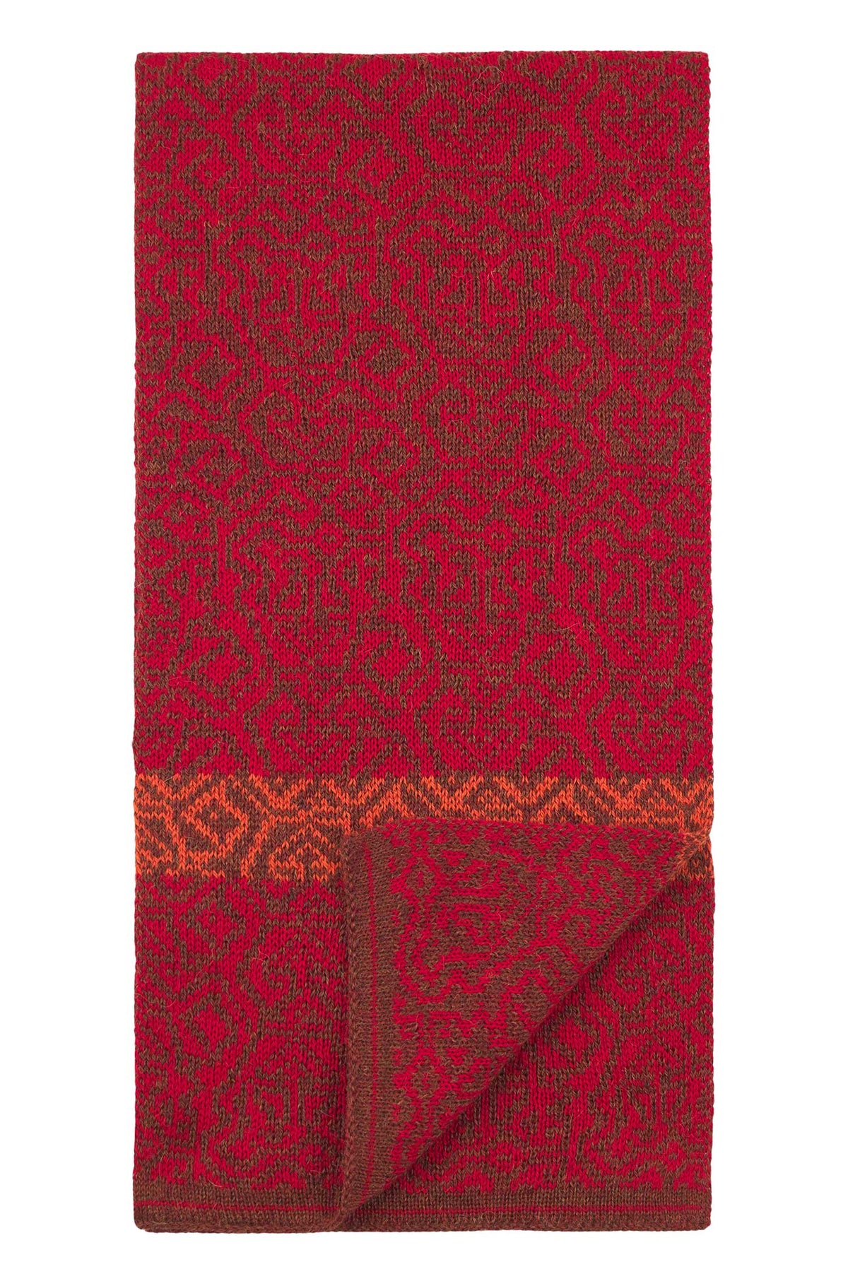 Alpaka Schal CHIMU-rot