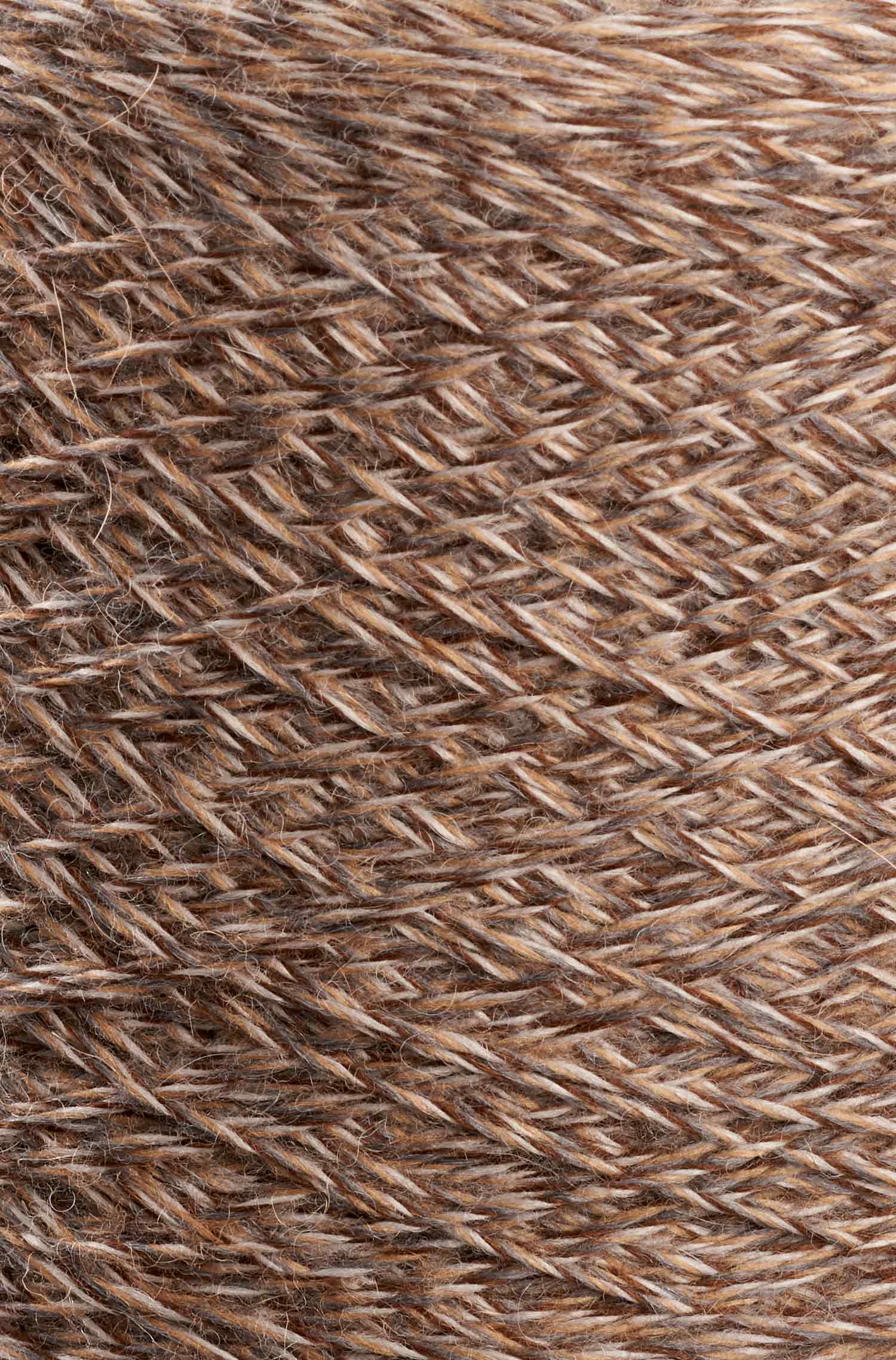 Alpaka Sockengarn MULTICOLOR | 1kg Kone-braungrau meliert