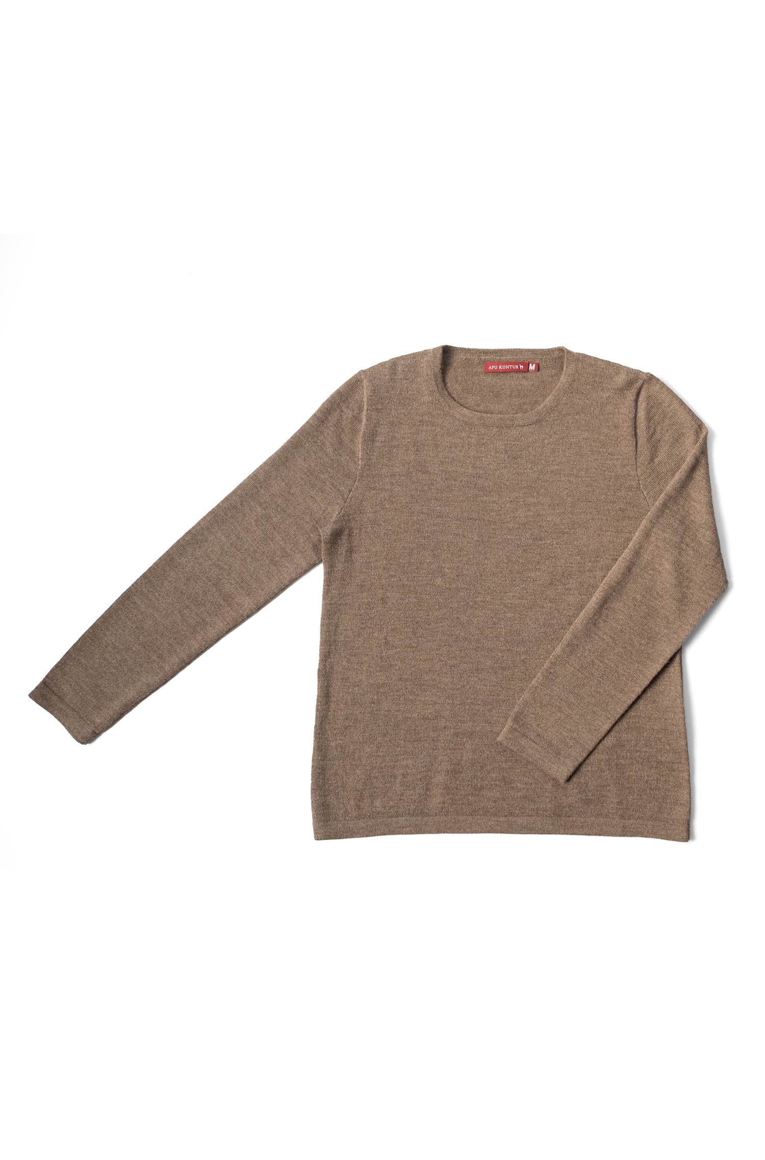 Alpaka Damen Pullover APUSENTIAL-kakao