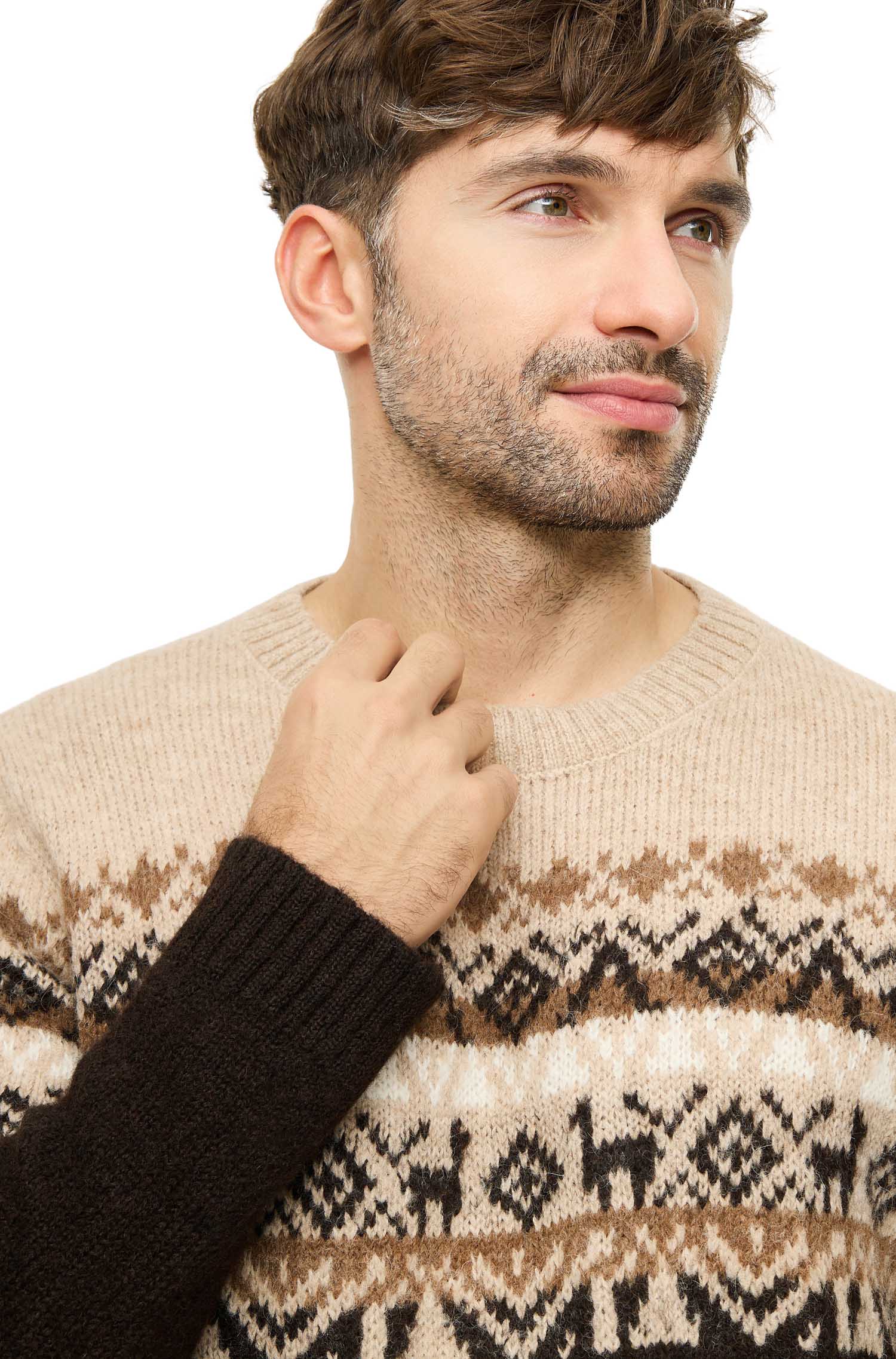 Alpaka Pullover GIORGIO-espresso