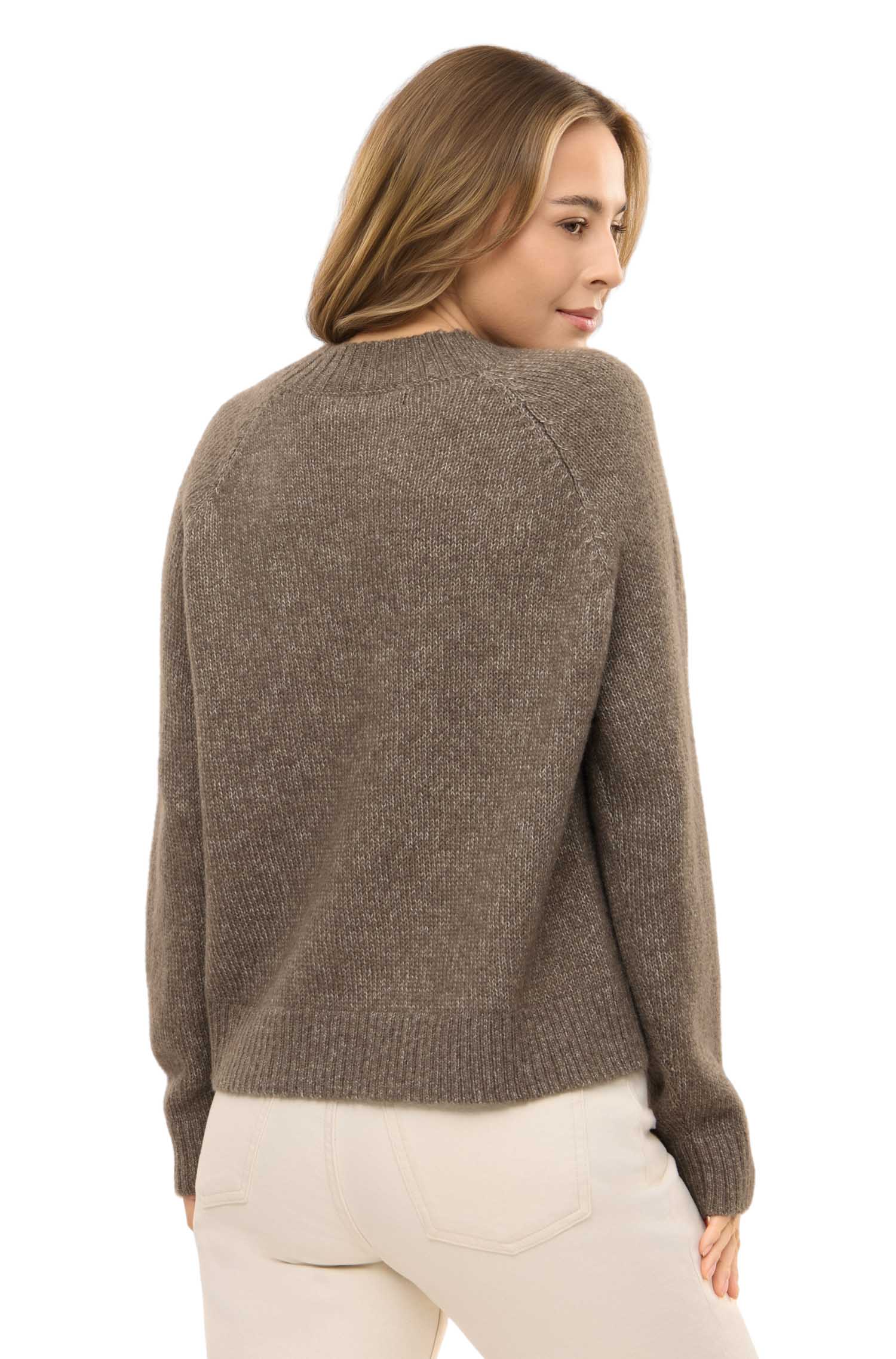 Alpaka Pullover ELLA-taupe