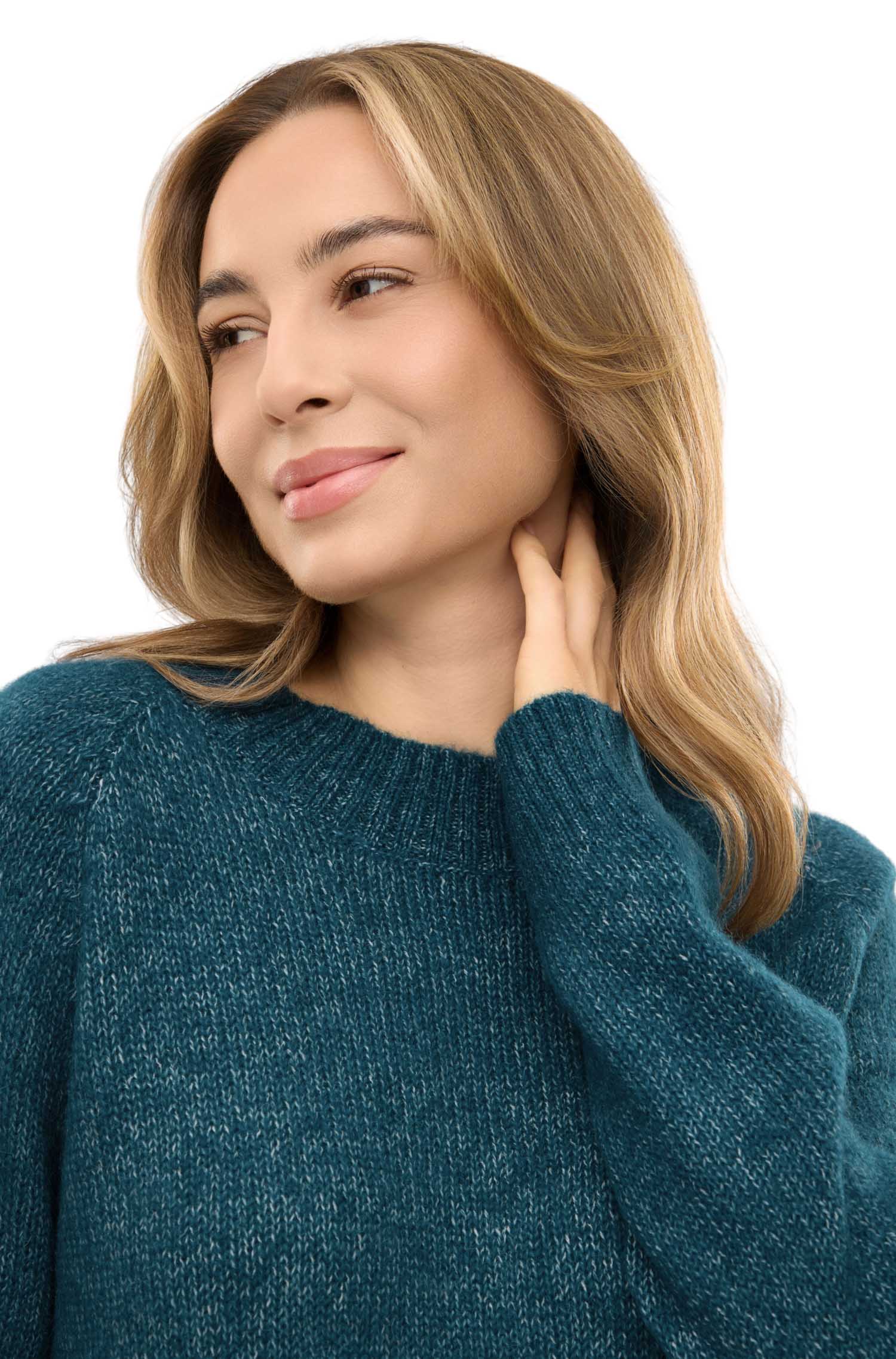 Alpaka Pullover ELLA-ultramarin