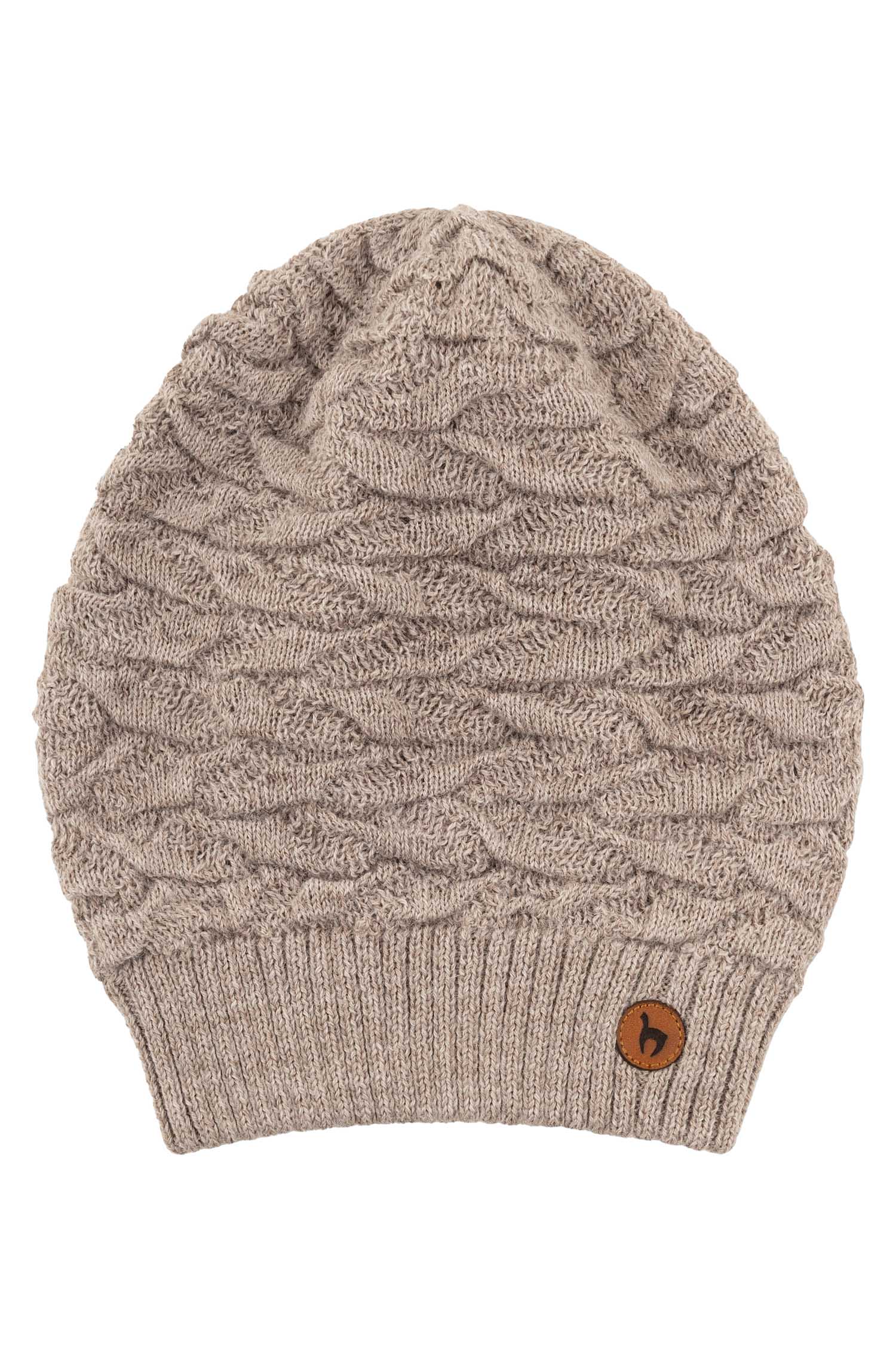 Alpaka Beret BIESEN-sand