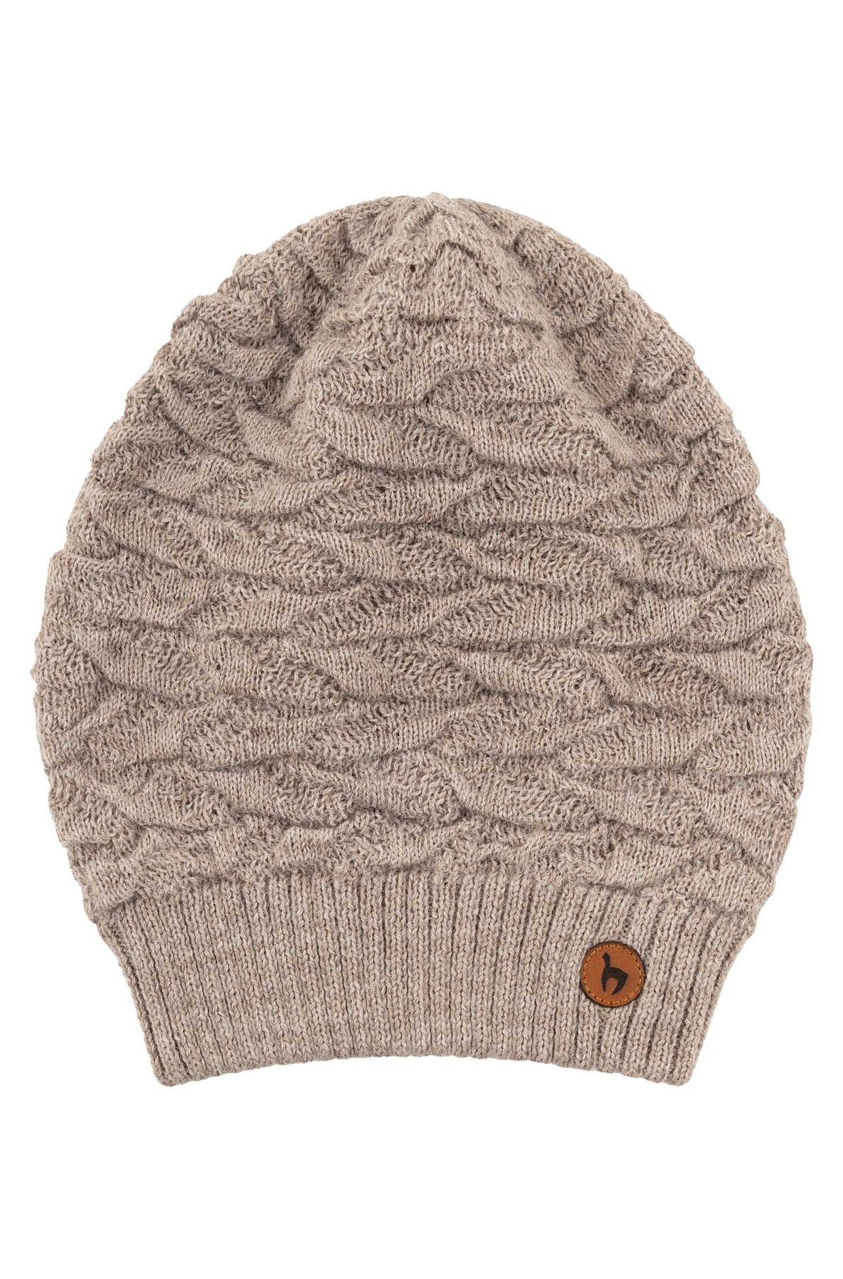 Alpaka Beret BIESEN-sand
