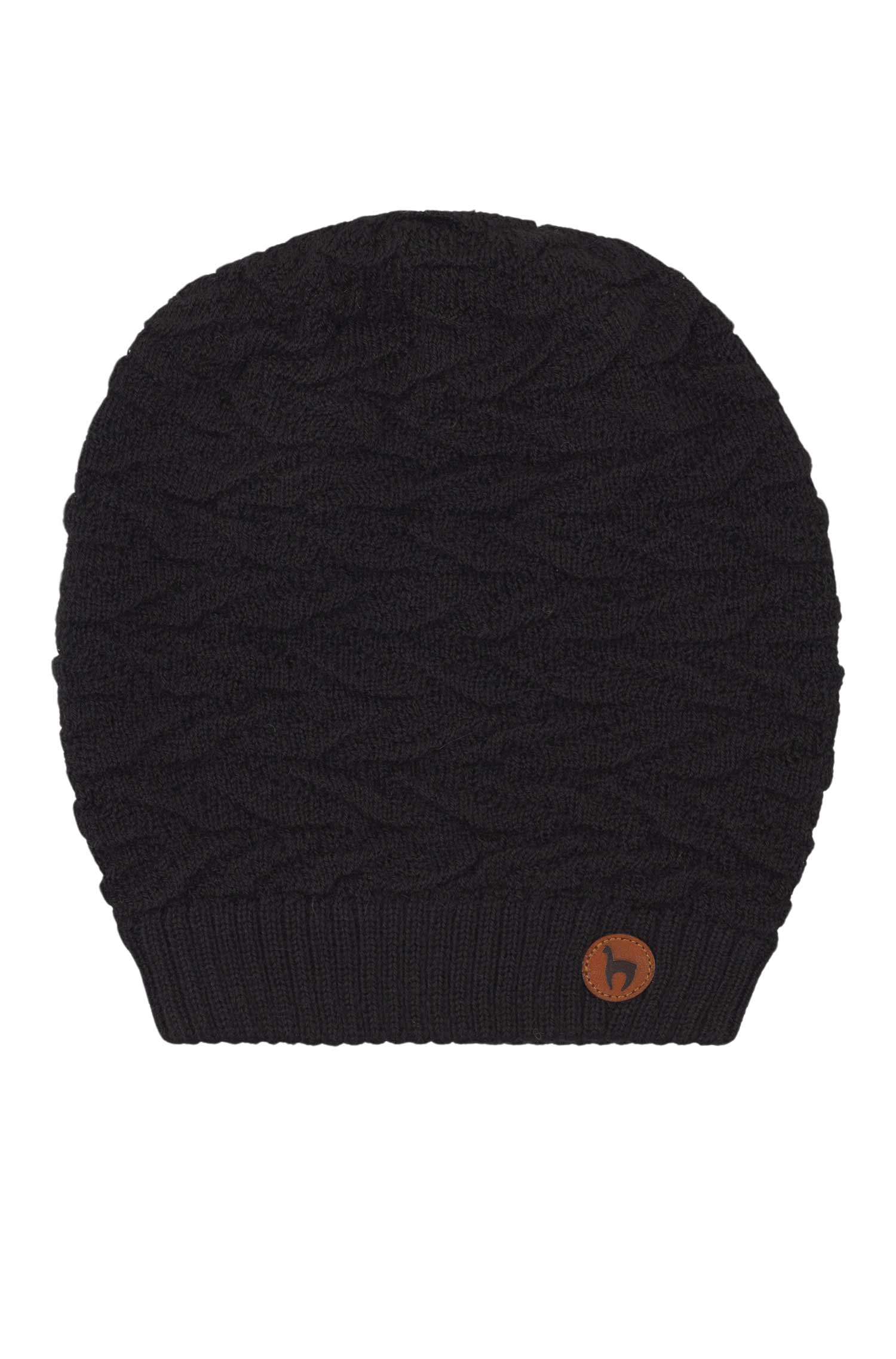 Alpaka Beret BIESEN-schwarz