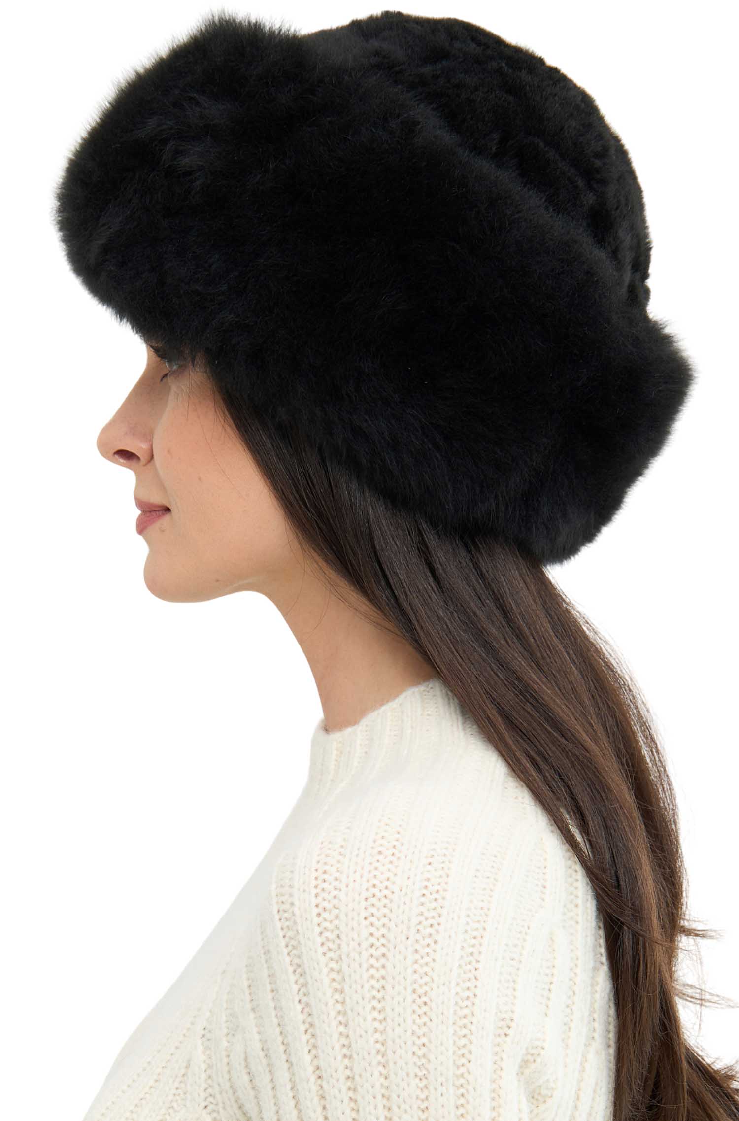 Alpaka Fellmütze FELL-schwarz